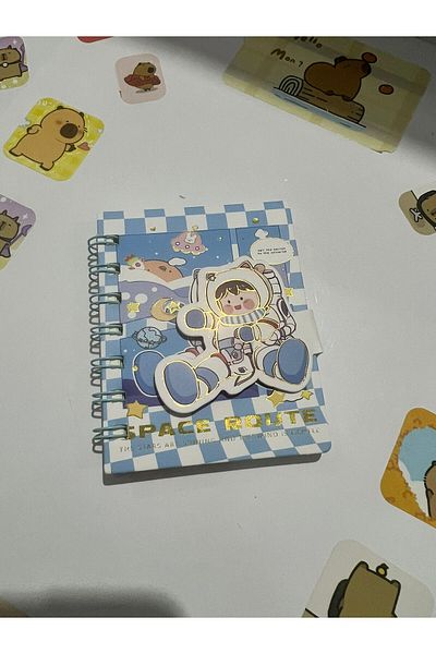 demirosa 1 Pcs Astronaut Mini Notebook