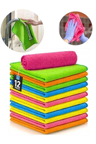 OEM Laveta din Microfibra - Set de 12 bucati, 30x30 cm