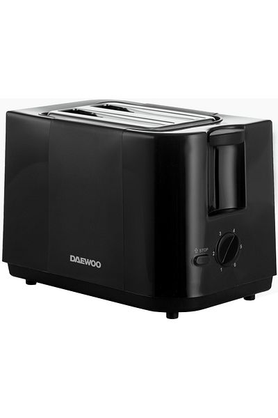 Daewoo Daewoo DBT40B Toaster, 750 W, 6 browning levels, Cool Touch housing, Black