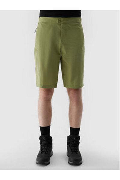 4F Pantaloni scurți din material textil pentru bărbați 4FWSS24TFSHM425 verzi