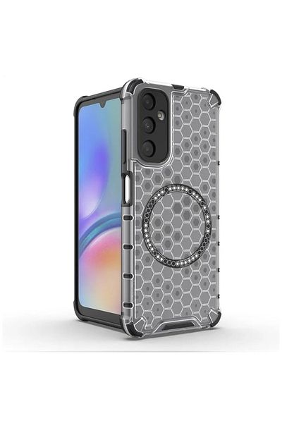 SKYDDAR INNOVATION Case For Samsung Galaxy A05s, Honeycomb Shield Magsafe, White, Sticker Set