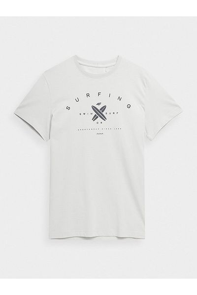 4F Tricou bărbătesc TTSHM366 gri