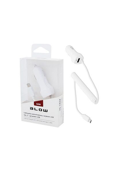 Blow Incarcator Auto Blow, 75-743 USB 5V 2.1A, alb