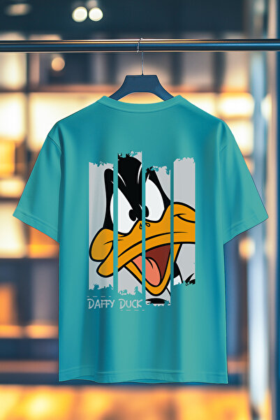 BookOrBook تي شيرت Ducktastic Split مصنوع من القطن بنسبة 100% عالي الجودة ومط...