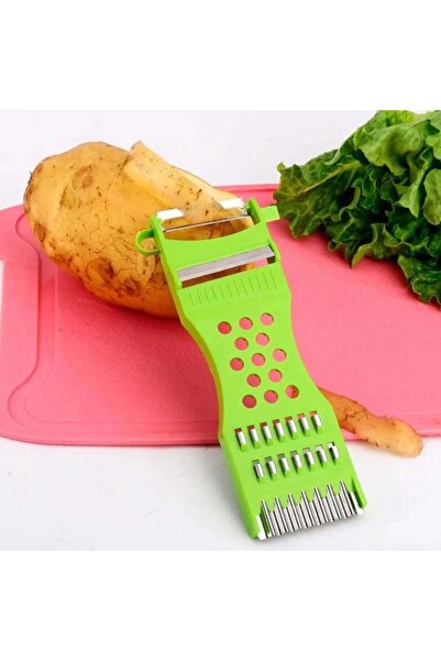 Mawrond 2 قطعة - 5 وظائف، قابل للغسل يدويًا، صغير، وظيفي، مقشرة الخضار، الفواكه، مبشرة، مفرمة، مقطعة