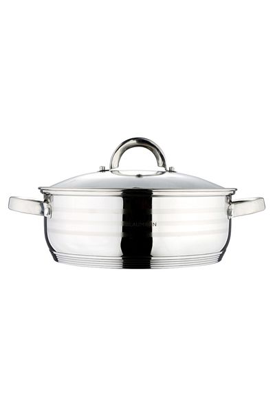 Blaumann Tray/pot with lid, stainless steel 24 cm Gourmet Line