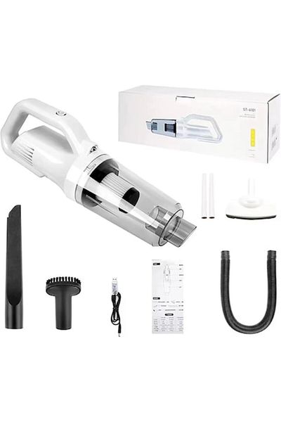 RARINCARE Aspirator Auto RARINCARE Portabil, 5 Filtre de rezerva, 19000 Pa, 120 W, Baterie de 6000 mAh, 5 Acce
