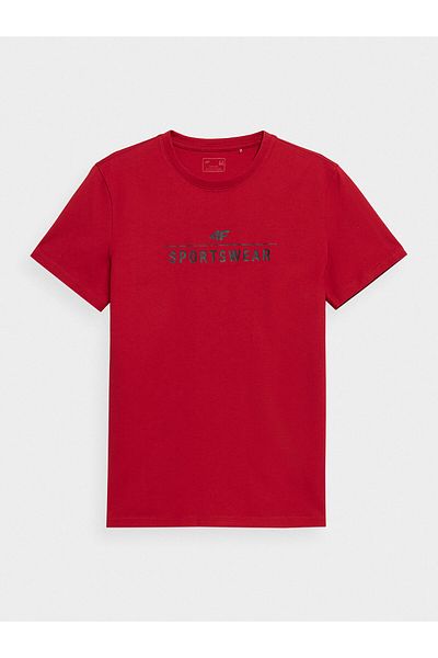 4F Men's T-Shirt 4FSS23TTSHM539 Red