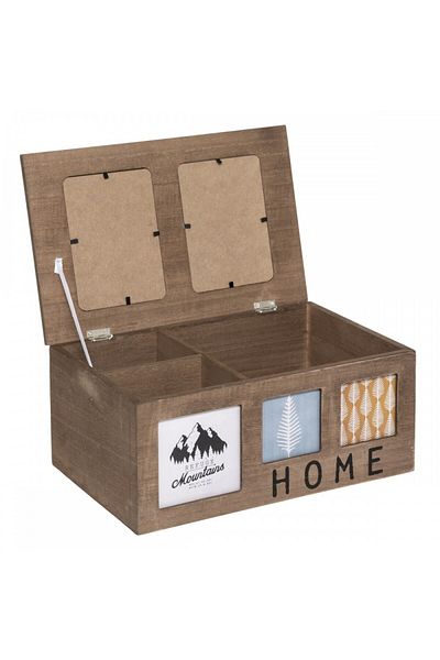 Atmosphera Créateur D'intérieur The home decorative box, MDF, 28 x 18 x H 12.5 cm