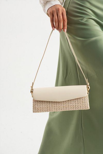 Night Geantă de mână și de umăr pentru femei Carell Model Wicker