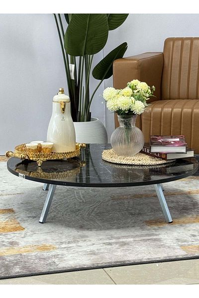 Living Foldable Legs Floor Center Table For Living Room, Kitchen, Meeting Room, Multi-Functional Cof