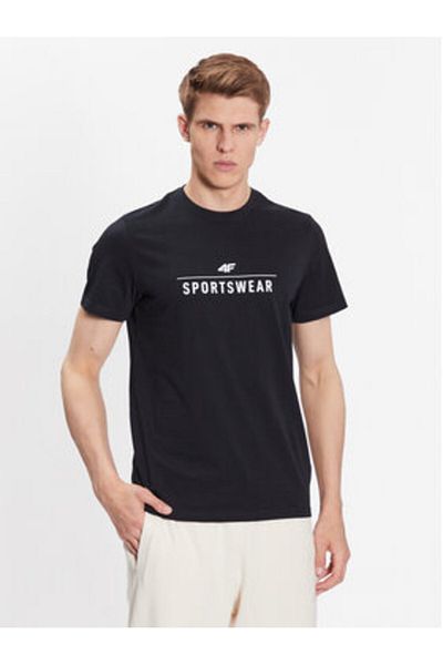 4F Tricou bărbătesc 4FSS23TTSHM539 bleumarin