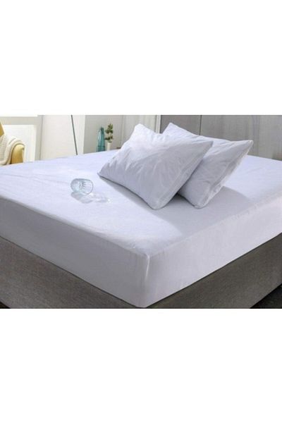 Taç Waterproof cover with elastic terry cloth 180x200cm white, TAC, Easy