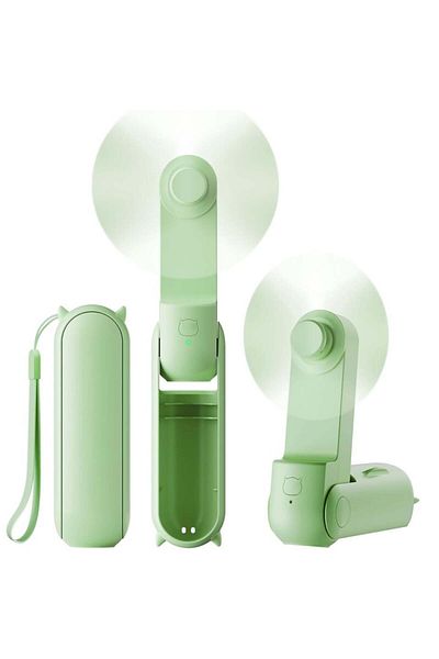 SKYDDAR INNOVATION Ventilator ultraportabil, 3 viteze, pliabil cu baterie portabilă 2000mAh, autonomie 20h, verde