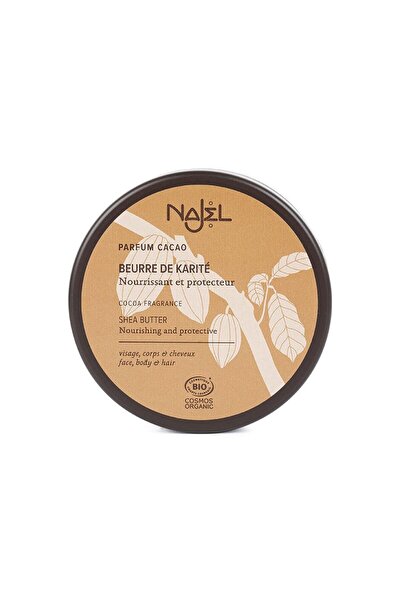 NAJEL Unt de shea bio cu cacao, Najel, pentru fata, corp si par, toate tipuri...