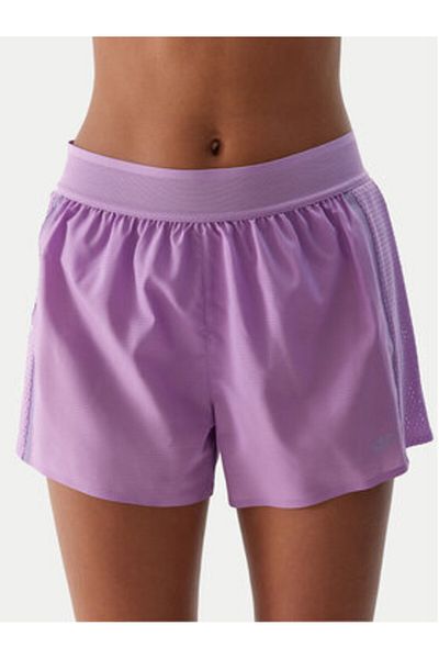 4F Pantaloni scurți sport pentru femei 4FWSS24TFSHF502 violet