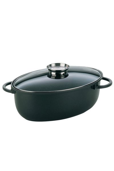 Kela Baking pan with oval flavored lid 45 cm KERROS