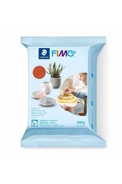 Bafimo FIMOair air-drying modeling clay 1000g Terracotta brown