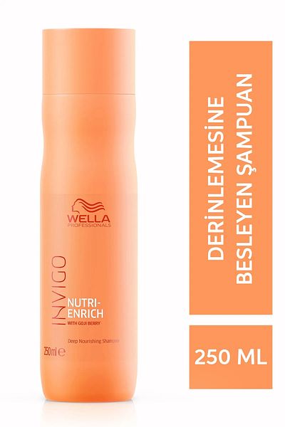 Wella Invigo Nutri-Enrich Shampoo for Soft Shiny and Healthy Hair 250 Ml/Hairboss