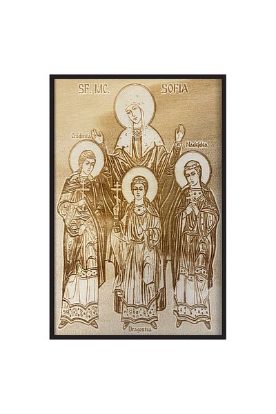 OEM Holy Gift Set – Icon and Prayer: Saint Sophia, Faith, Hope and Love