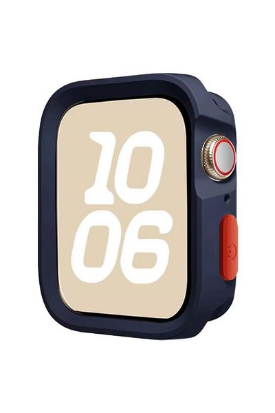 REDz Accessories Soft Bumper Case, Silicone, Navy Blue - Apple Watch 42mm Series 10