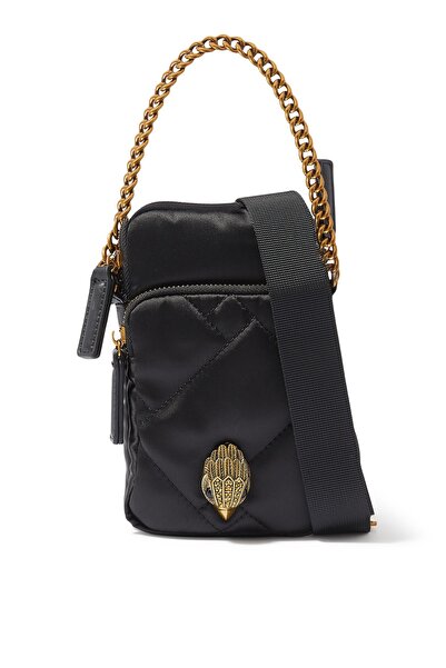 Kurt Geiger حقيبة كروس من النايلون المعاد تدويره متوافقة مع الهواتف مقاس 7 بوصات