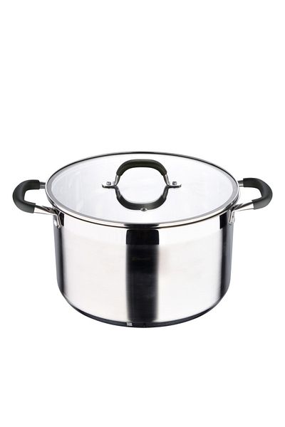 Bergner Stainless steel pot with lid MIDNIGHT 28 cm 9.5 liters