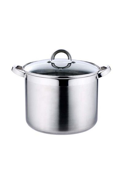 Renberg Stainless steel pot with lid 9.5 l, INDUCTION