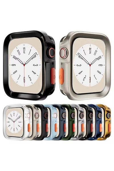 REDz Accessories Soft Bumper Case, Silicone, Turquoise and Gray - Apple Watch 46mm Series 10