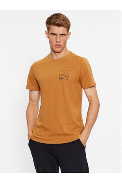 4F Men's T-Shirt TTSHM0894 Beige
