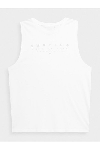 4F Men's Tank top 4FSS23TTSHM368 White