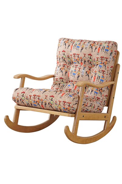 YASÜ SALLANAN KOLTUK NATURAL AHŞAP BABA EMZİRME KİTAP TV KOLTUĞU SALLANIR SAN...