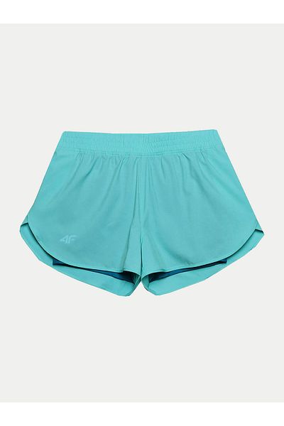 4F Pantaloni scurți sport pentru femei 4FWSS24TFSHF497 albaștri