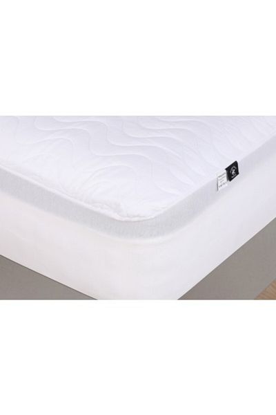 Beverly Hills Polo Club Waterproof quilted cover, 100% cotton, 180 x 200 cm BHPC, white