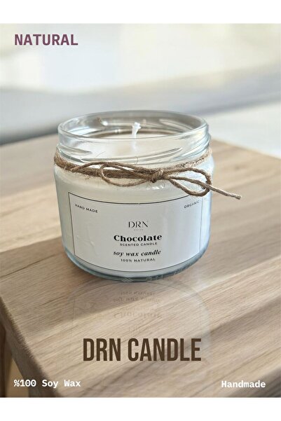 DOĞAL SOYA WAX ÇİKOLATA KOKULU KAVANOZ MUM