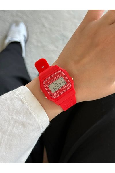 RoseandRoses Tikky Silicone Strap New Season Wristwatch Red