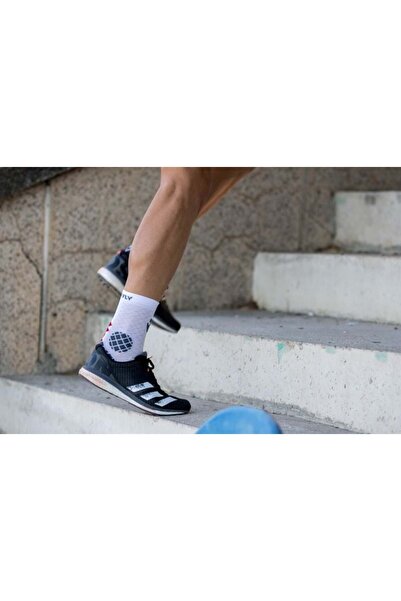 Try to Fly Κάλτσες συμπίεσης για αθλήματα ΚΑΛΤΣΕΣ ΣΥΜΠΙΕΣΗΣ Λευκό Γκρι