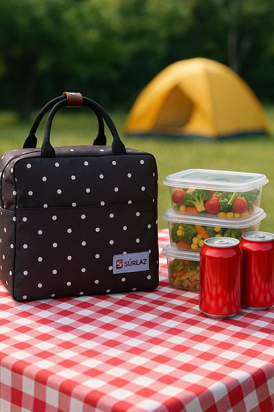 SürLaz Hot and Cold Food Transport Thermal Bag – Practical Solution for Picnic, Camping, Journey, School and Office