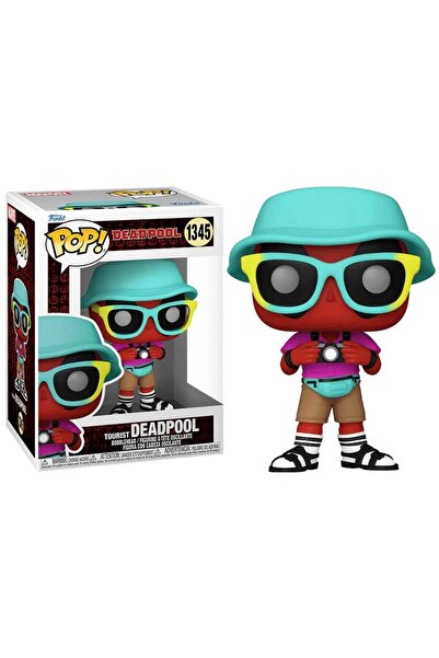 Funko Pop 1345 Deadpool- Tourist Deadpool Booble-Head Figüre