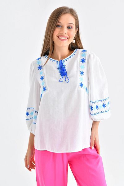 Park Karon Woven Summer Blouse