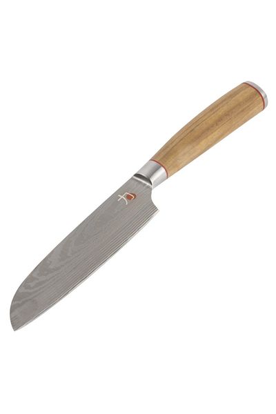 MasterPro Santoku knife TETSU 12.5 cm wood stainless steel
