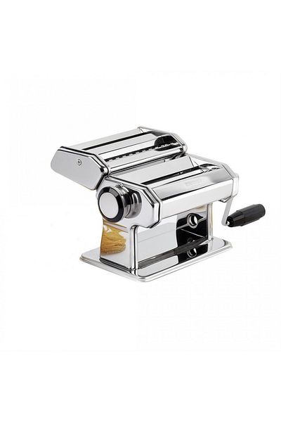 Ghidini Italia pasta machine, stainless steel, aluminum rollers