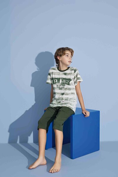 RAPAPA Boy's Bermude Short Sleeve Shorts Suit 3927Y