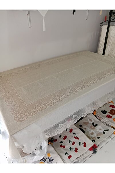 Elisam Stain-Proof Worry-Free Tablecloth (Coffee with Milk Pattern)