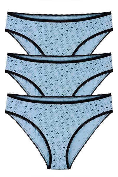 ALATURKA İÇ GİYİM Alaturka Women's Slip 3-Piece Panties Set