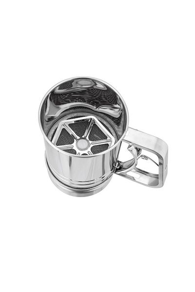 ALTOM DESIGN Sită Altom, oțel inoxidabil, făină, zahăr, 9,2 x H. 10,5 cm