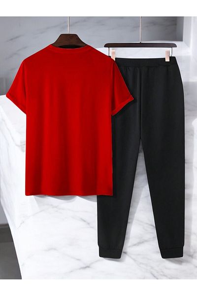 uyguntarz Unisex Beatiful Soul Design Printed Tshirt Tracksuit Set