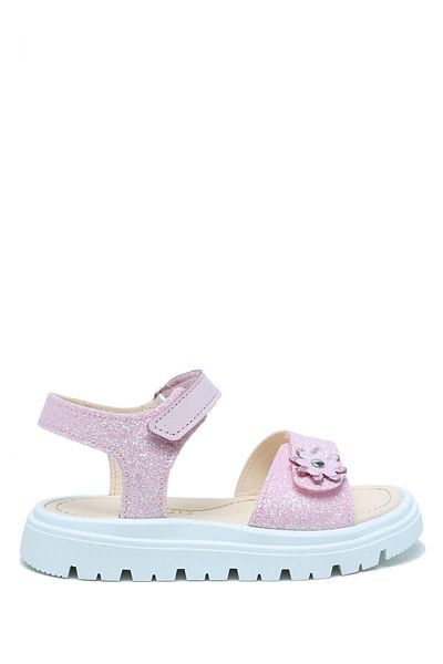 Kifidis S25V026- -Kids Girl's Leather Sandals Size 22-30 Pink/Pink