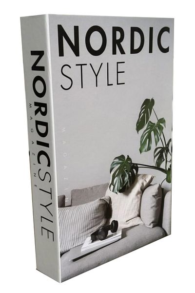 BSEYSTORE 2025-690 Nordic Style Decorative Book Box