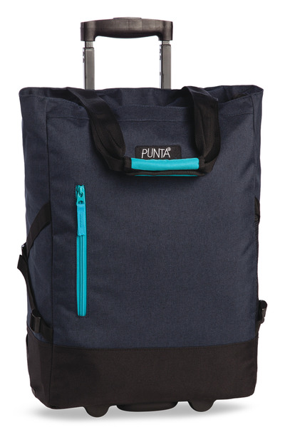 Punta Sacoșă de cumpărături, cu roți, F10183, 50 x 36 x 20 cm, 36 l, Polieste...